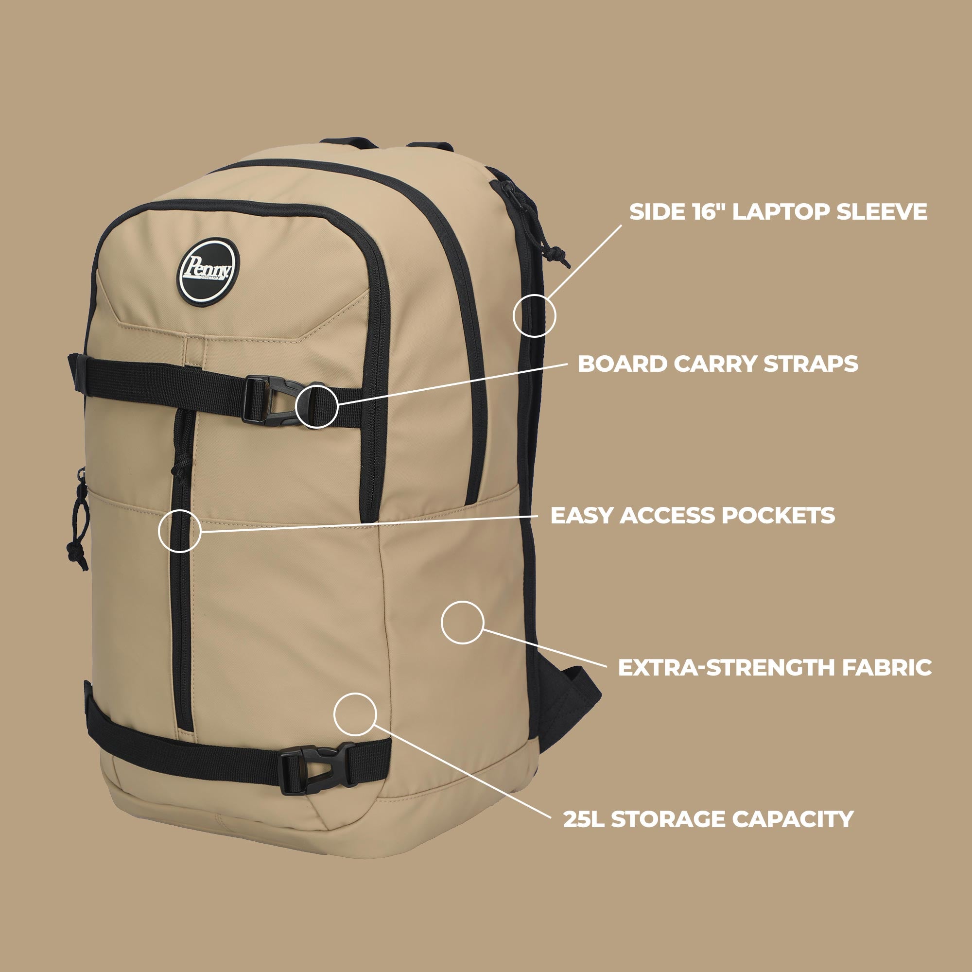 Penny Australia ALL-BLACK リュック Everywhere Backpack – Penny Skateboards